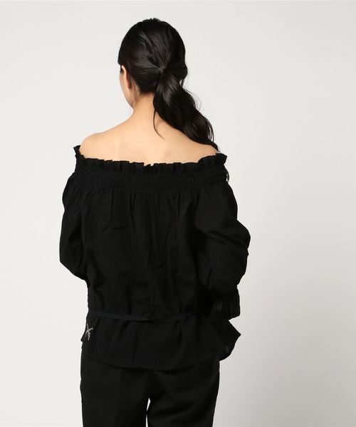 ブラウス シャツ JACQUARD SALT SHRINKAGE レディース roar guns ブラウス シャツ JACQUARD SALT SHRINKAGE レディース