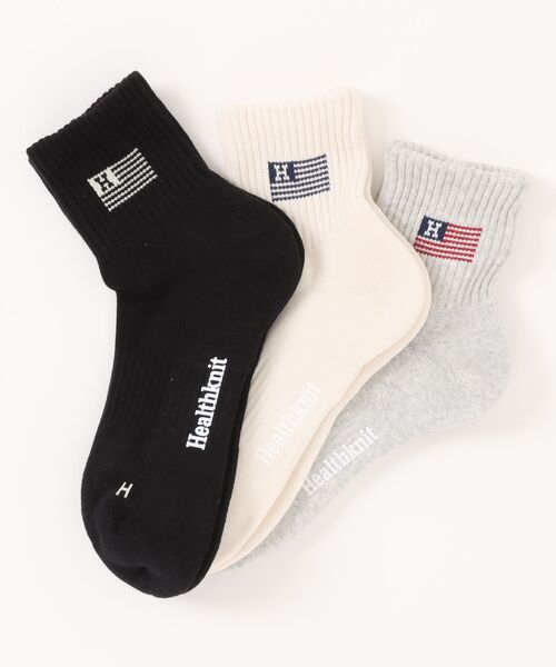 Healthknit（ヘルスニット） ハイソックス 靴下 「Healthknit」3P