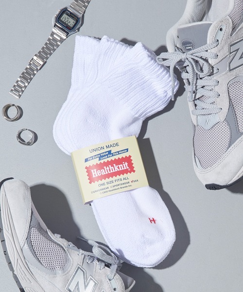 Healthknit（ヘルスニット） 靴下 「Healthknit」3Pクォーターソックス