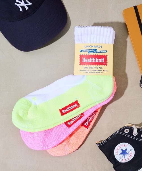 Healthknit（ヘルスニット） 靴下 「Healthknit」3Pクォーターソックス