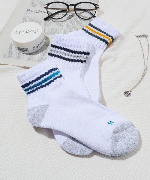 Healthknit（ヘルスニット） 靴下 「Healthknit」3Pクォーターソックス