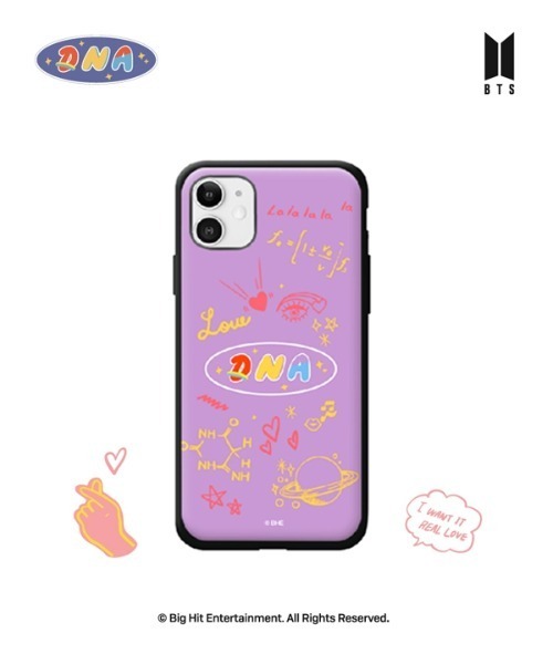 supergoods スマホケース 」BTS DNA theme Door Bumper Case -PURPLE