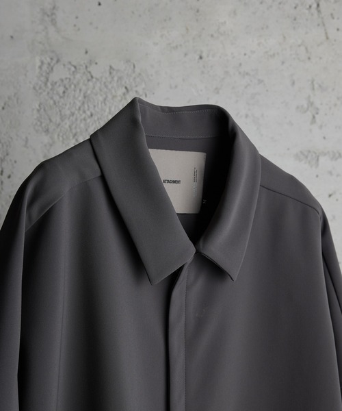 WYM × ATTACHMENT 七分袖 シャツ 「ATTACHMENT × WYM」MINIMAL ZIP BOX