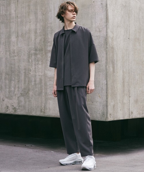 WYM × ATTACHMENT 七分袖 シャツ 「ATTACHMENT × WYM」MINIMAL ZIP BOX
