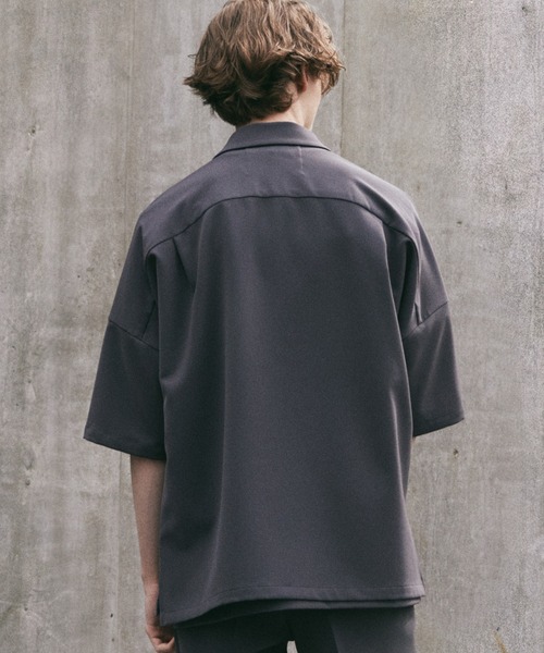 WYM × ATTACHMENT 七分袖 シャツ 「ATTACHMENT × WYM」MINIMAL ZIP BOX