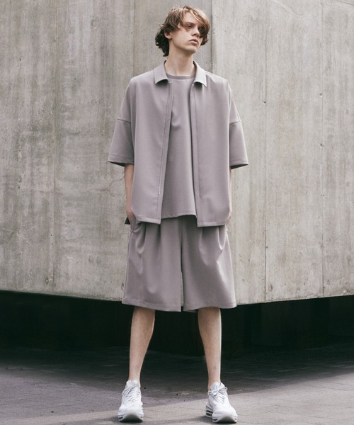 WYM × ATTACHMENT シャツ 「ATTACHMENT × WYM」MINIMAL ZIP BOX SHIRT