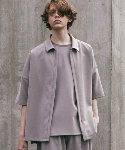 WYM × ATTACHMENT シャツ 「ATTACHMENT × WYM」MINIMAL ZIP BOX SHIRT