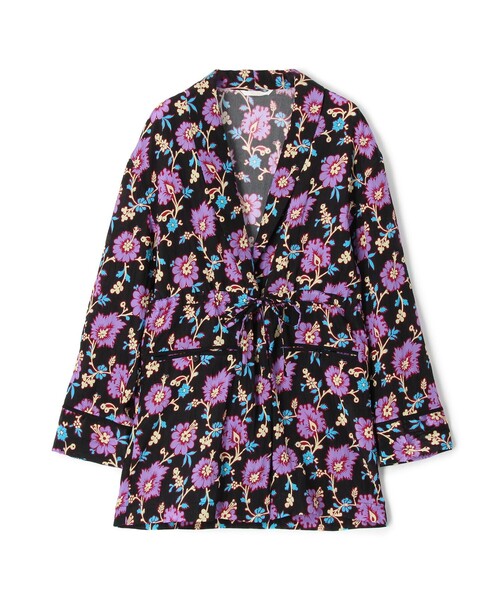 SOULEIADO（ソレイアード） コート アウター レーヨンプリント