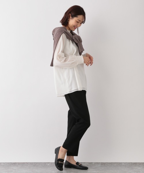 シャツ ブラウス シャーリングブラウス「MATINEE LINE」/238289 レディース | GLOBAL WORK | 02