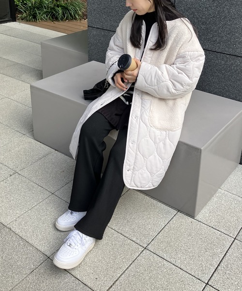 reca（レカ） ワイドパンツ パンツ ぬくぬく暖か！美シルエット裏起毛