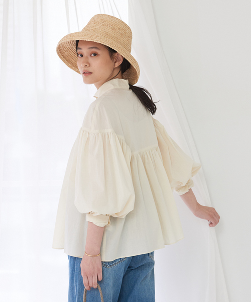 La Maison de Lyllis 「La Lyllis」 ストローハット 57cm