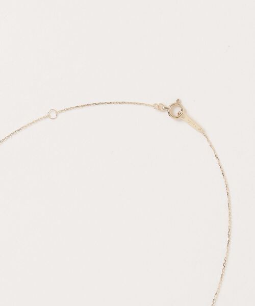 ネックレス イニシャルK／K10ダイヤモンドネックレス レディースの画像