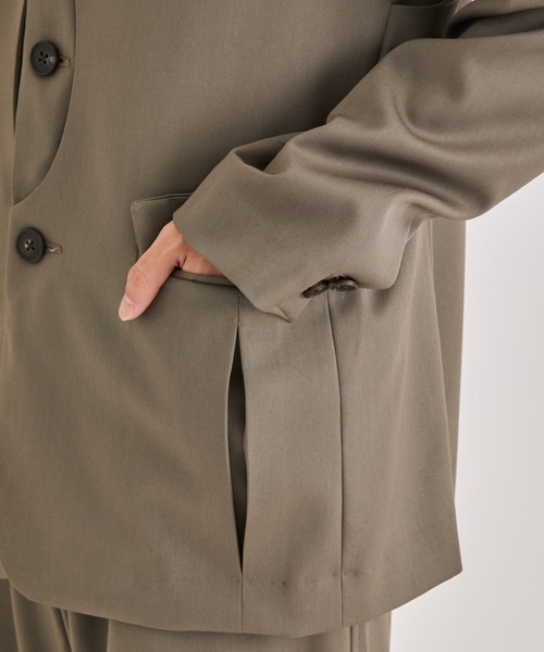 ジャケット WOOL TAILORED JACKET MATSUFUJI ジャケット テーラードジャケット Wool tailored work