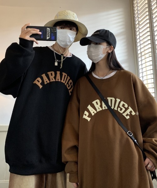 SEN TOKYO トレーナー スウェット ペアコーデにも。オーバーカレッジ