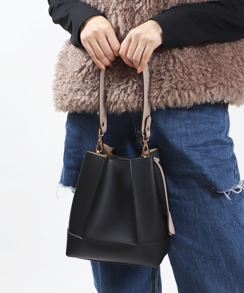 ハンドバッグ イタリア製 「GIANNI NOTARO Carol J.」 2WAY パネル