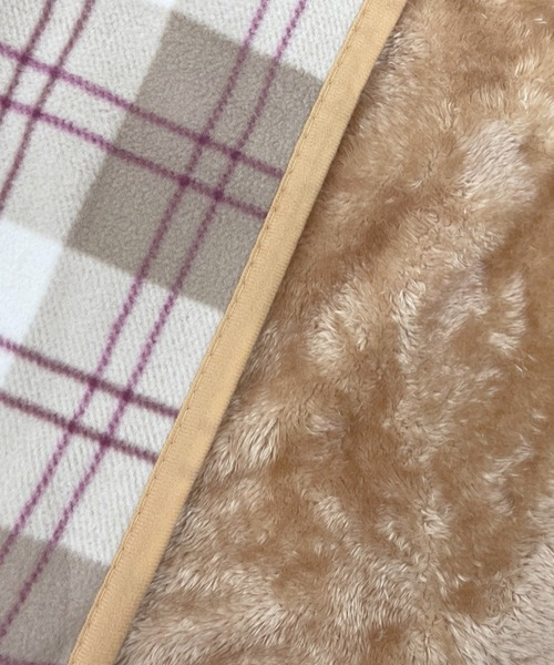 DAY CLOSET ブランケット 巻いたり羽織ったりポンチョにもなる ボア