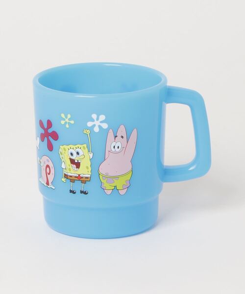 食器 015　SPONGEBOB  STAIN TUMBLER　     /  スポンジボブ　プラスチック　マグカップ | ROOP TOKYO