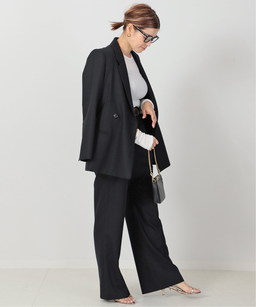 Deuxieme Classe」 パンツ 36 チャコールグレー レディース 