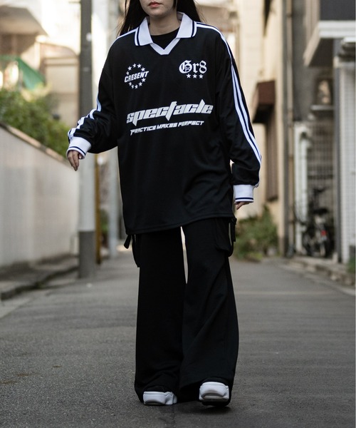 19/20 フランス代表　女子デザイン　メンズゲームシャツ　L JOHN'S CLOSET tシャツ 「13」襟付き サッカーデザイン ゲーム