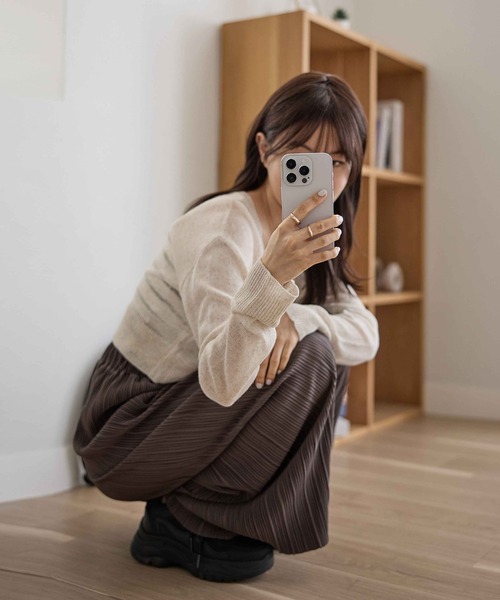 パンツ セルフカットプリーツワイドパンツ レディース : ZOZOTOWN