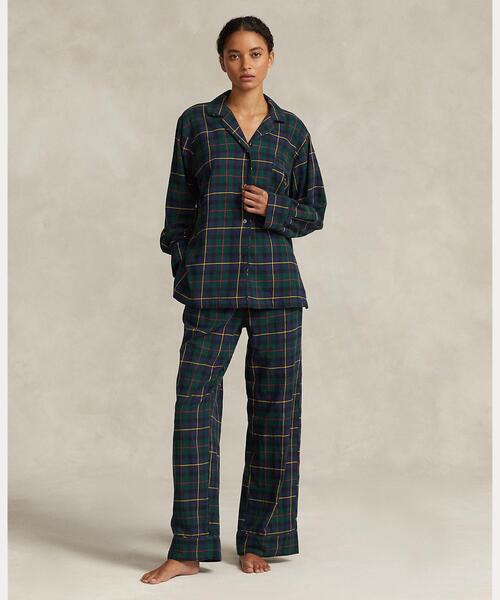 POLO Ralph Lauren プラットフランネルパジャマ POLO RALPH LAUREN パジャマ ルームウェア プラッド フランネル