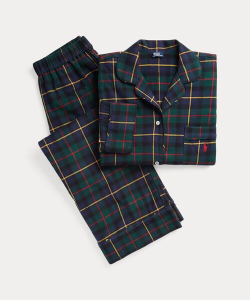 POLO Ralph Lauren プラットフランネルパジャマ POLO RALPH LAUREN パジャマ ルームウェア プラッド フランネル