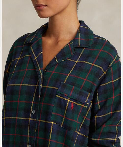 POLO Ralph Lauren プラットフランネルパジャマ POLO RALPH LAUREN パジャマ ルームウェア プラッド フランネル