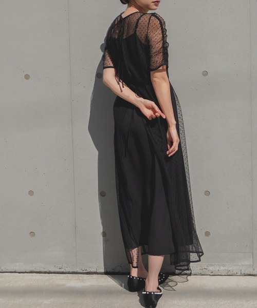 kaene ドレス ドットエプロンドレス「kaene直営限定」結婚式