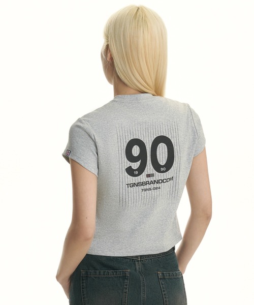 tシャツ 「TGNS」Numbers Right Shoulder Tee レディース