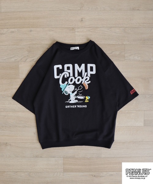 PEANUTS tシャツ ミニ裏毛半袖トレーナー メンズ レディース