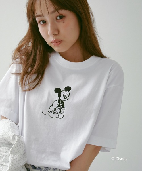 tシャツ mickey TEE front レディース