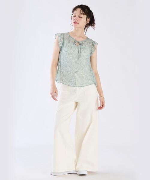 【未使用】agnesb. レディース　UQ25フリルブラウス トゥービー バイ アニエスベー To b. by agne's b WW25 CHEMISE