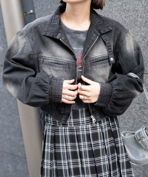 WEGO ファー付きデニムジャケット アウターコレクション