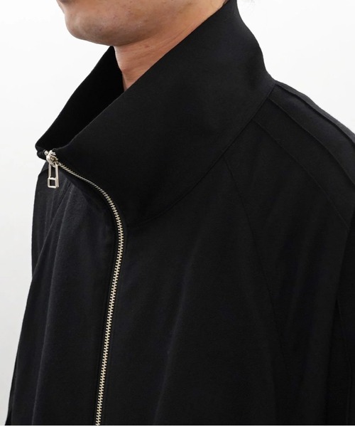 ブルゾン アウター 「my beautiful landlet」STRETCH GABARRE THREE LINE BIG BLOUSONの画像