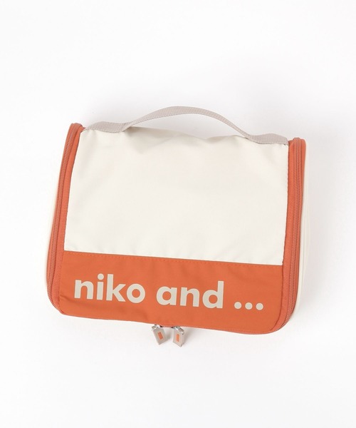 niko and…（ニコアンド） 旅行 オリジナルニコロゴハンギングポーチ