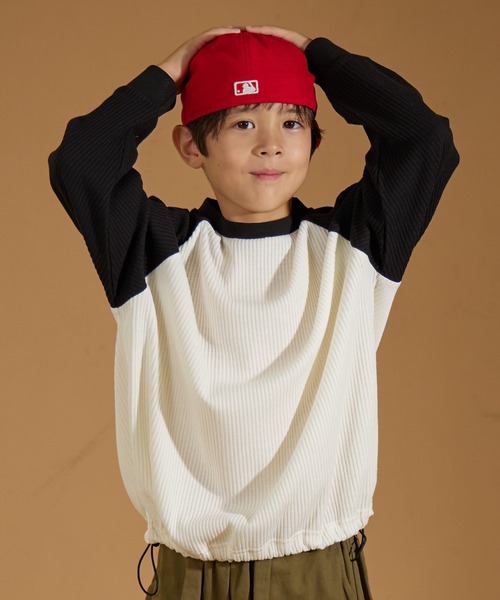 【marble 、】ロンハーマン　キッズワッフルTシャツ、レギンスセット z-4140900004_077-3.jpg?1736471689