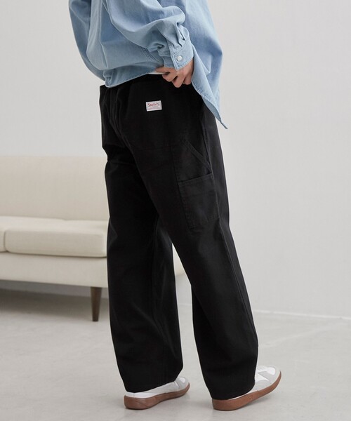 SMITH’S AMERICAN ペインターパンツ　ブラック coen SMITH'S（スミス）別注ペインターワークパンツ