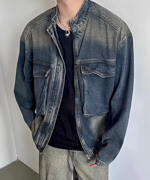 MISTER GENTLEMAN デニムジャケット M NEW BLACK MISTER GENTLEMAN デニムジャケット M NEW BLACK - メルカリ