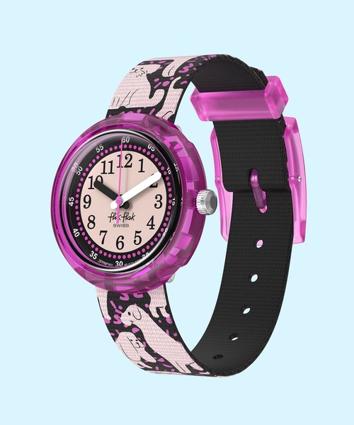 フリック フラック 腕時計 WOOF TIME キッズ 子供 女の子 : ZOZOTOWN