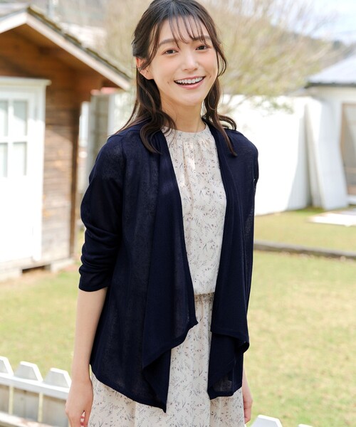 Tiaclasse カーディガン ドレープカーディガン レディース : ZOZOTOWN