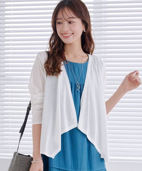 Tiaclasse カーディガン ドレープカーディガン レディース : ZOZOTOWN