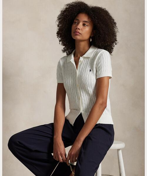 カーディガン 白（POLO RALPH LAUREN／ファッション）の商品一覧 通販