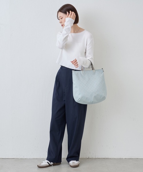 russet トートバッグ 「WEB限定」 ナイロンジャガード2wayトート