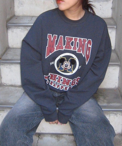 Disney（ディズニー） トレーナー スウェット 「Mickey Mouse
