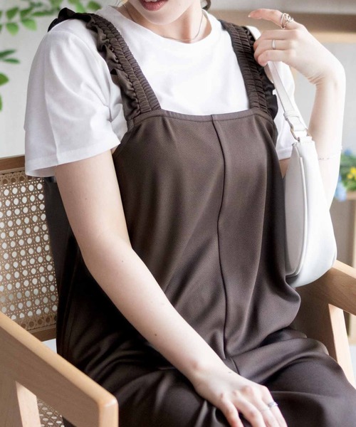 NAVY サロペット オーバーオール ポリツイルサロペット ＋ Tシャツ