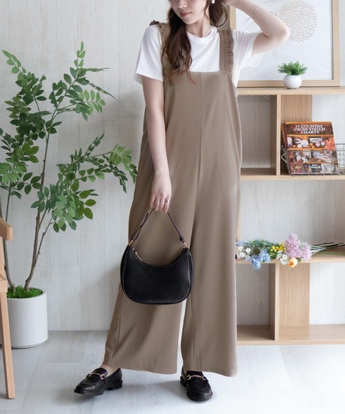 ストライプオーバーオール（ネイビー・ベージュ） オーバーオール（77-09PE08-203）｜ベータ（β）｜公式通販｜ファイブ