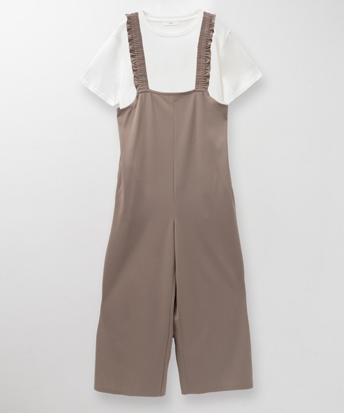 NAVY サロペット オーバーオール ポリツイルサロペット ＋ Tシャツ
