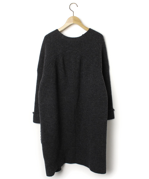 「qualite」 ニットカーディガン FREE ブラック レディース_画像2