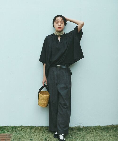 conges payes ADIEU TRISTESSE ブラウス シャツ ポンチョ