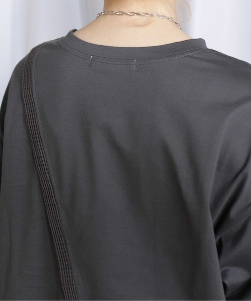 tシャツ メッシュ切替ロンT レディース BITTOKO tシャツ メッシュ切替ロンT レディース : ZOZOTOWN